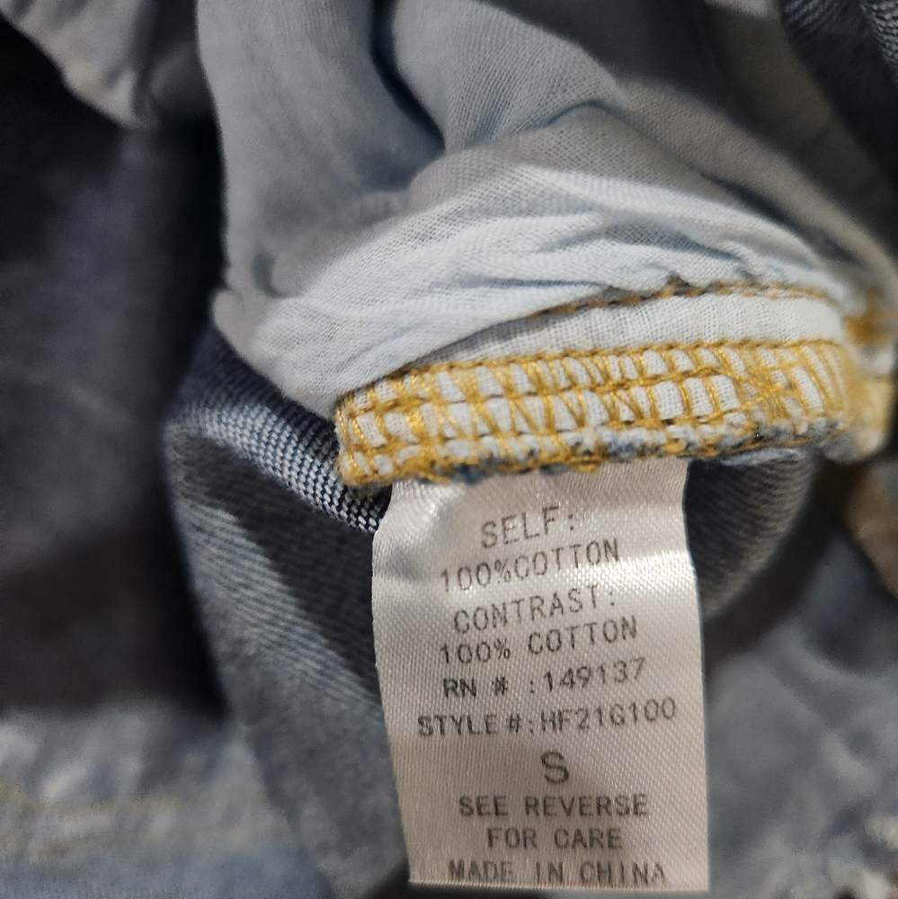 Washed Denim Mini Skirt - Picture 3 of 3